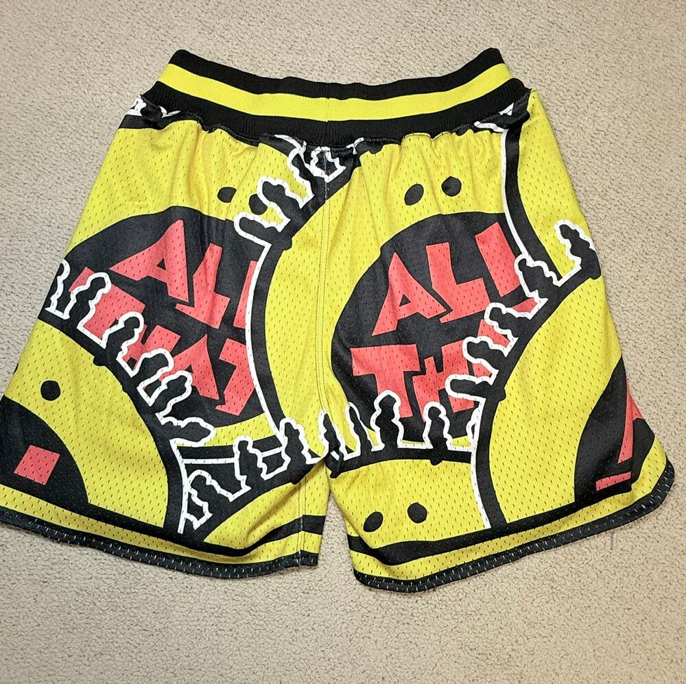 Chalk Line Nickelodeon All That Mesh Shorts Yellow M